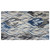 3' X 5' Gray And Navy Blue Botanical Leaves Area Rug 3' X 5' Gray And Navy Blue Botanical Leaves Area Rug