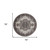 6' Ivory Taupe and Gray Medallion Power Loom Round Rug 6' Ivory Taupe and Gray Medallion Power Loom Round Rug