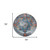 6' Blue Red and Orange Medallion Power Loom Round Rug 6' Blue Red and Orange Medallion Power Loom Round Rug