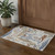 3' X 5' Ivory Blue And Beige Animal Print Area Rug 3' X 5' Ivory Blue And Beige Animal Print Area Rug