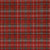 8' X 10' Red and Black Plaid Power Loom Area Rug