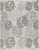 8' X 10' Gray Black And Ivory Nautical Indoor Outdoor Area Rug