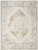 7' X 9' Beige Blue And Ivory Floral Medallion Area Rug 7' X 9' Beige Blue And Ivory Floral Medallion Area Rug