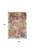 7' X 10' Ivory Red and Pink Abstract Distressed Non Skid Area Rug