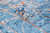 3' X 5' Blue and Black Abstract Non Skid Area Rug