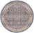 4' Ivory Pink And Gray Floral Distressed Round Rug 4' Ivory Pink And Gray Floral Distressed Round Rug