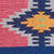 8' X 10' Gray and Red Southwestern Handmade Area Rug With Fringe 8' X 10' Gray and Red Southwestern Handmade Area Rug With Fringe