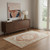 4' X 6' Ivory Brown And Yellow Oriental Distressed Area Rug 4' X 6' Ivory Brown And Yellow Oriental Distressed Area Rug
