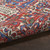 8' Ivory Red And Blue Oriental Distressed Non Skid Runner Rug 8' Ivory Red And Blue Oriental Distressed Non Skid Runner Rug