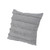 Set of Two Gray Ribbed Cotton Throw Pillow With Fringe Set of Two Gray Ribbed Cotton Throw Pillow With Fringe