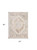 5' X 7' Ivory And Blue Geometric Area Rug