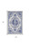 2' X 3' Ivory Blue and Gray Floral Medallion Area Rug