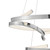 Silver Two Light Metal LED Dimmable Chandelier Silver Two Light Metal LED Dimmable Chandelier