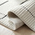 4' X 6' Cream and Green Abstract Distressed Area Rug