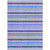 5' X 8' Blue Striped Washable Non Skid Indoor Outdoor Area Rug 5' X 8' Blue Striped Washable Non Skid Indoor Outdoor Area Rug