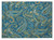 2' X 3' Navy Blue Paisley Washable Non Skid Indoor Outdoor Area Rug 2' X 3' Navy Blue Paisley Washable Non Skid Indoor Outdoor Area Rug