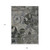9' X 12' Gray Dark Green And Black Floral Washable Indoor Outdoor Area Rug 9' X 12' Gray Dark Green And Black Floral Washable Indoor Outdoor Area Rug