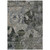10' X 14' Gray Dark Green and Black Floral Washable Non Skid Indoor Outdoor Area Rug 10' X 14' Gray Dark Green and Black Floral Washable Non Skid Indoor Outdoor Area Rug