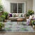 5' X 8' Purple and Green Floral Medallion Washable Non Skid Indoor Outdoor Area Rug 5' X 8' Purple and Green Floral Medallion Washable Non Skid Indoor Outdoor Area Rug