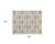 5' X 8' Ivory and Silver Wool Abstract Geometric Hand Tufted Non Skid Area Rug