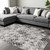 8' X 10' Gray And Ivory Geometric Distressed Area Rug 8' X 10' Gray And Ivory Geometric Distressed Area Rug