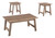 Set of Three 36" Taupe Coffee Table Set of Three 36" Taupe Coffee Table
