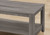 Set of Three 42" Gray Coffee Table With Shelf