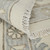8' X 10' Ivory Gray and Brown Wool Floral Hand Knotted Area Rug With Fringe