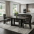 98" Dark Gray Solid Wood Dining Table 98" Dark Gray Solid Wood Dining Table