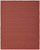 8' X 10' Red and Tan Hand Woven Area Rug