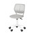 Gray and Black Adjustable Height Swivel Rolling Office Chair Gray and Black Adjustable Height Swivel Rolling Office Chair