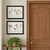 Set Of Two "Live in The Beauty of The Moment" Black Framed Wall Art