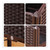 47" X 16" Dark Brown Heavy Duty Plastic Rectangular Self Watering Planter Box