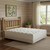 Natural Light Honey Finish Cedar Log Double Headboard Natural Light Honey Finish Cedar Log Double Headboard
