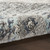 8' Teal Ivory And Gray Floral Medallion Distressed Runner Rug 8' Teal Ivory And Gray Floral Medallion Distressed Runner Rug