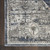 4' X 6' Blue Floral Power Loom Distressed Area Rug