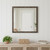 41" Gray Square Wood Framed Accent Mirror 41" Gray Square Wood Framed Accent Mirror
