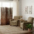 84" Brown Rattan Folding Three Panel Screen Room Divider 84" Brown Rattan Folding Three Panel Screen Room Divider
