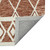 8' X 10' Rust And Ivory Wool Argyle Hand Hooked Area Rug 8' X 10' Rust And Ivory Wool Argyle Hand Hooked Area Rug