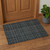2' X 3' Black Ivory And Charcoal Wool Plaid Hand Tufted Area Rug 2' X 3' Black Ivory And Charcoal Wool Plaid Hand Tufted Area Rug