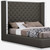 75 X 91 X 60 Dark Grey Queen Bed 75 X 91 X 60 Dark Grey Queen Bed