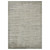 5' X 8' Silver And Gray Wool Striped Hand Woven Area Rug