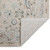 8' X 11' Ivory Blue And Gray Floral Medallion Area Rug