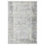 8' X 11' Gray Silver And Rust Medallion Area Rug
