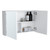 32" White Wood Wall Mounted Double Door Medicine Cabinet 32" White Wood Wall Mounted Double Door Medicine Cabinet