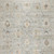 9' X 12' Green Floral Distressed Area Rug