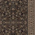4' X 6' Black And Ivory Oriental Area Rug
