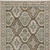 8' X 11' Ivory And Blue Medallion Area Rug