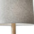 59" Natural Solid Wood Tripod Floor Lamp With Gray Fabric Empire Shade 59" Natural Solid Wood Tripod Floor Lamp With Gray Fabric Empire Shade