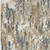 8' X 11' Beige Ivory And Teal Abstract Area Rug With Fringe 8' X 11' Beige Ivory And Teal Abstract Area Rug With Fringe
